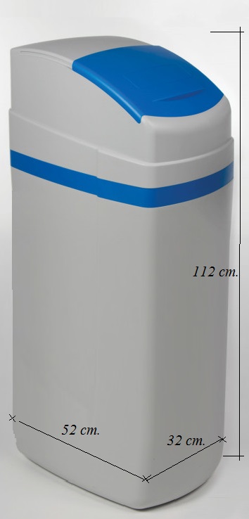ūdens filtrs Clack Water Specialist Cabinet MF ir paredzēts, lai no ūdens noņemtu lieko dzelzs, mangāna, amonija, krāsas (permanganāta indeksu) un "cietības" (kaļķu) sāļus